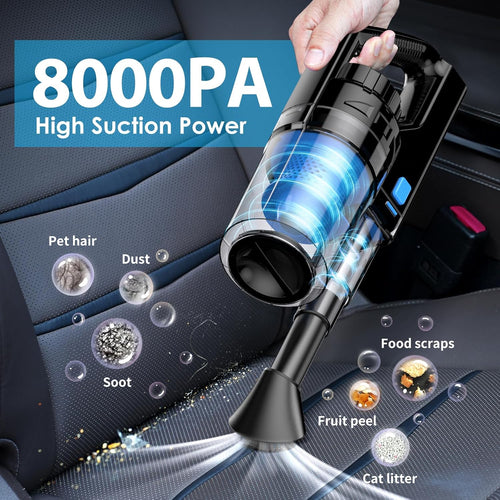 Revitalize Your Ride: 17-Piece Ultimate Car Detailing Kit with Handheld Vacuum and Essential Accessories for a Spotless Interior