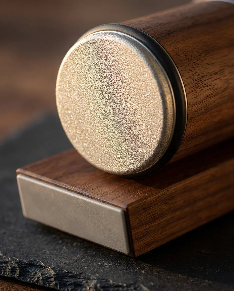 Experience Professional-Level Sharpness with The Rolling Edge Diamond Rolling Knife Sharpener