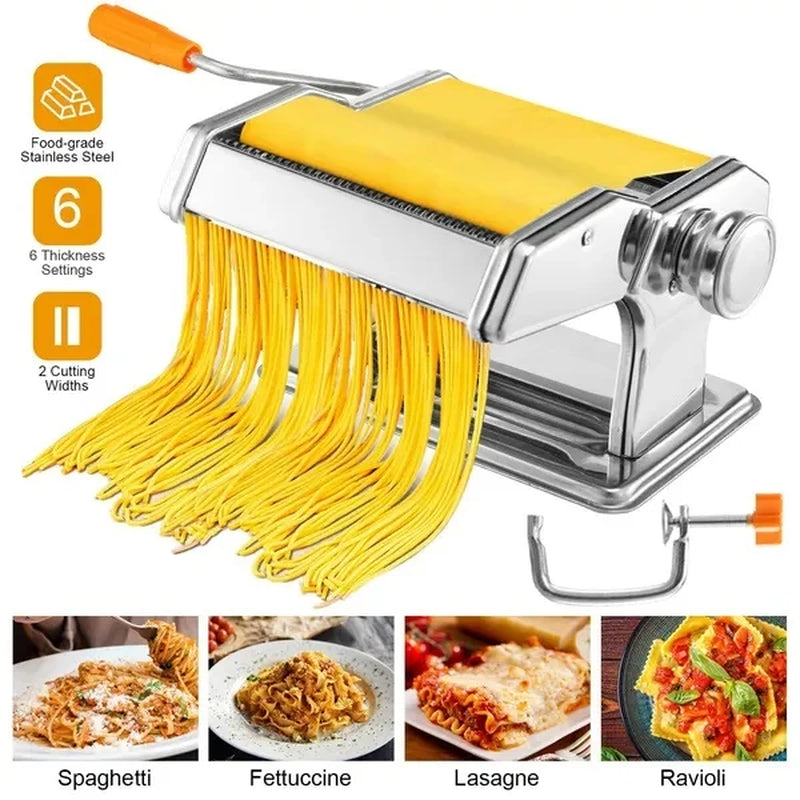 Craft Authentic Pasta at Home with Our Premium Fettuccine Noodle Maker Roller Machine
