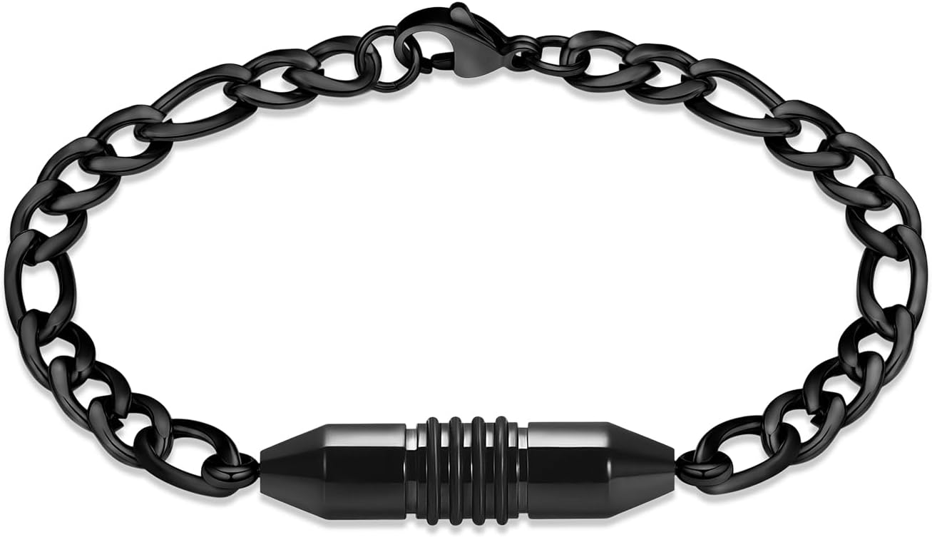 Cylinder Urn Bracelet for Ashes - Leak-Proof Stainless Steel Memorial Jewelry for Humans and Pets, Thoughtful Keepsake Gift