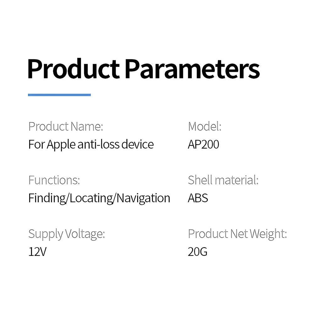 20W Fast Car Charger with USB Type C QC3.0 and iPhone GPS Locator for Apple Find My App - 2 in 1 Solution