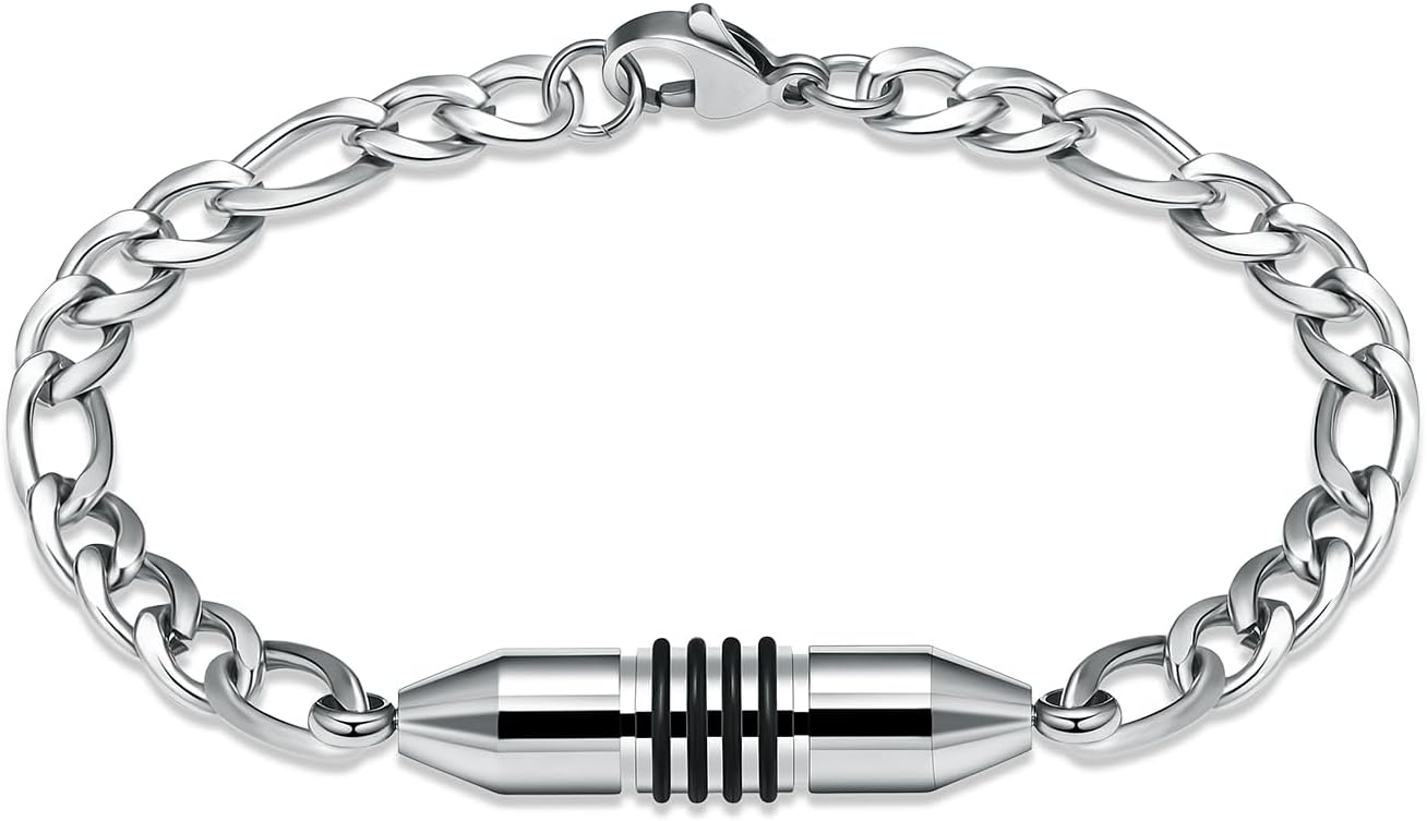 Cylinder Urn Bracelet for Ashes - Leak-Proof Stainless Steel Memorial Jewelry for Humans and Pets, Thoughtful Keepsake Gift