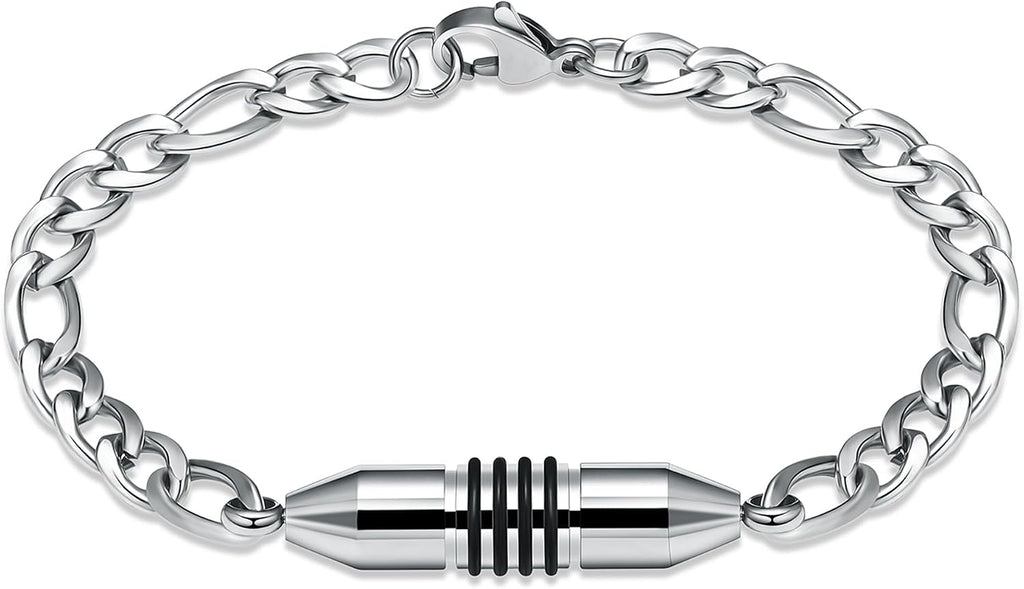 Cylinder Urn Bracelet for Ashes - Leak-Proof Stainless Steel Memorial Jewelry for Humans and Pets, Thoughtful Keepsake Gift