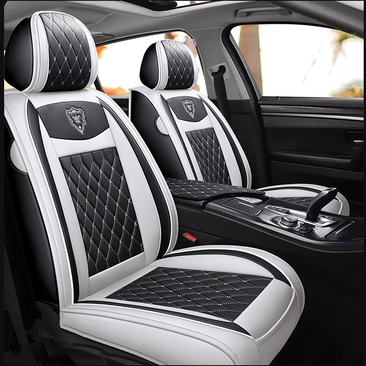 Transform Your Ride with Luxurious Universal PU Leather Front Seat Covers