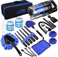 Revitalize Your Ride: 17-Piece Ultimate Car Detailing Kit with Handheld Vacuum and Essential Accessories for a Spotless Interior