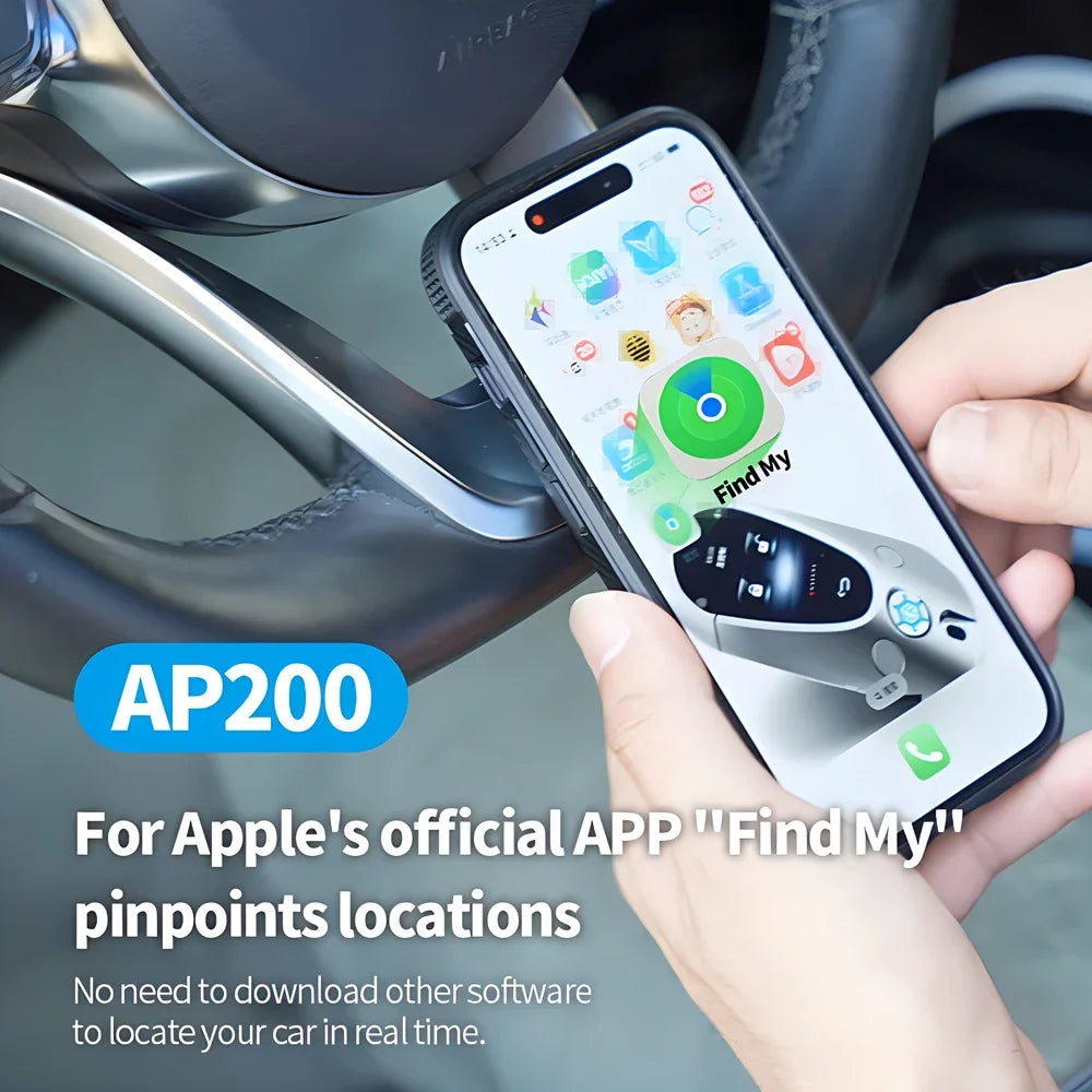 20W Fast Car Charger with USB Type C QC3.0 and iPhone GPS Locator for Apple Find My App - 2 in 1 Solution