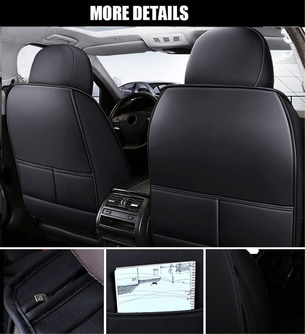 Transform Your Ride with Luxurious Universal PU Leather Front Seat Covers