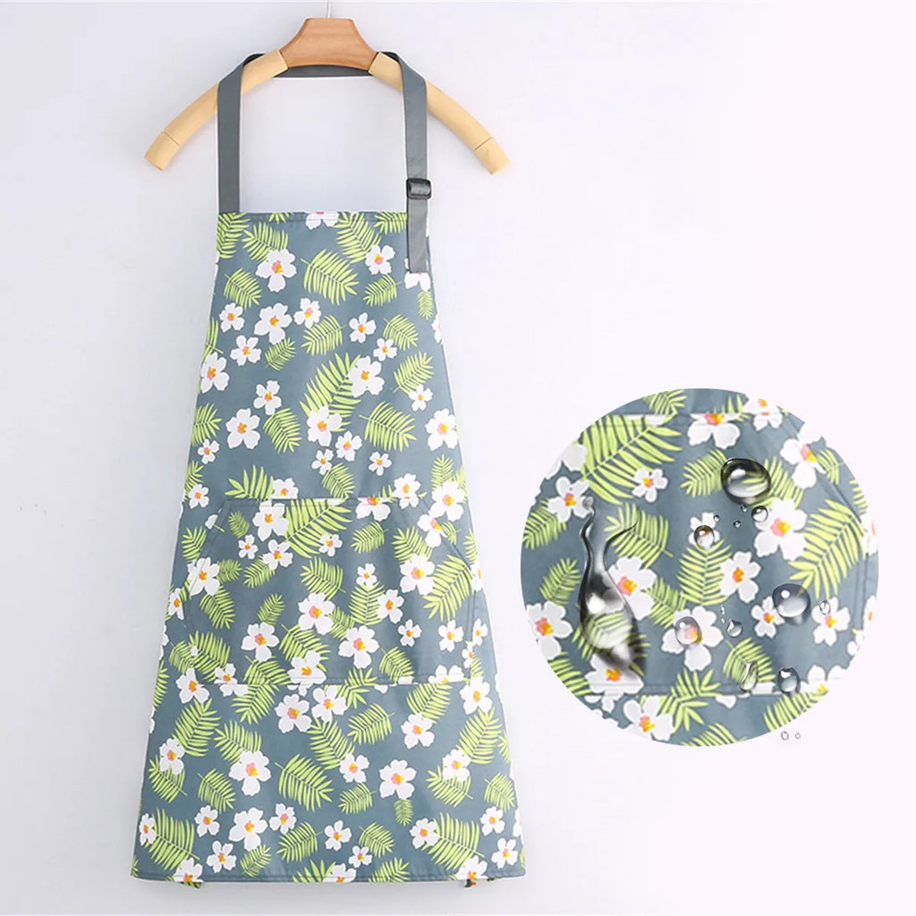 Stylish and Functional Cotton Canvas Waterproof Apron for All - Lightweight, Breathable, and Perfect for Cooking and Crafts