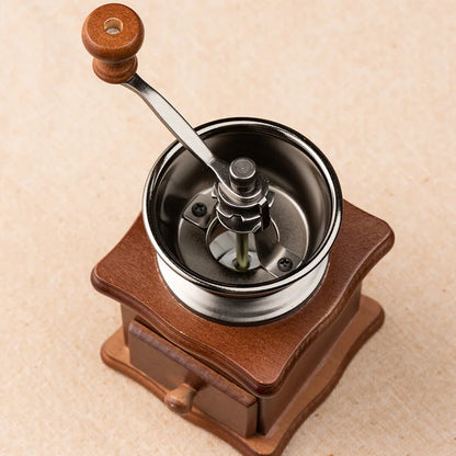 Transform Your Coffee Experience with the Vintage Manual Coffee Grinder – Perfect for Baristas and Coffee Lovers!