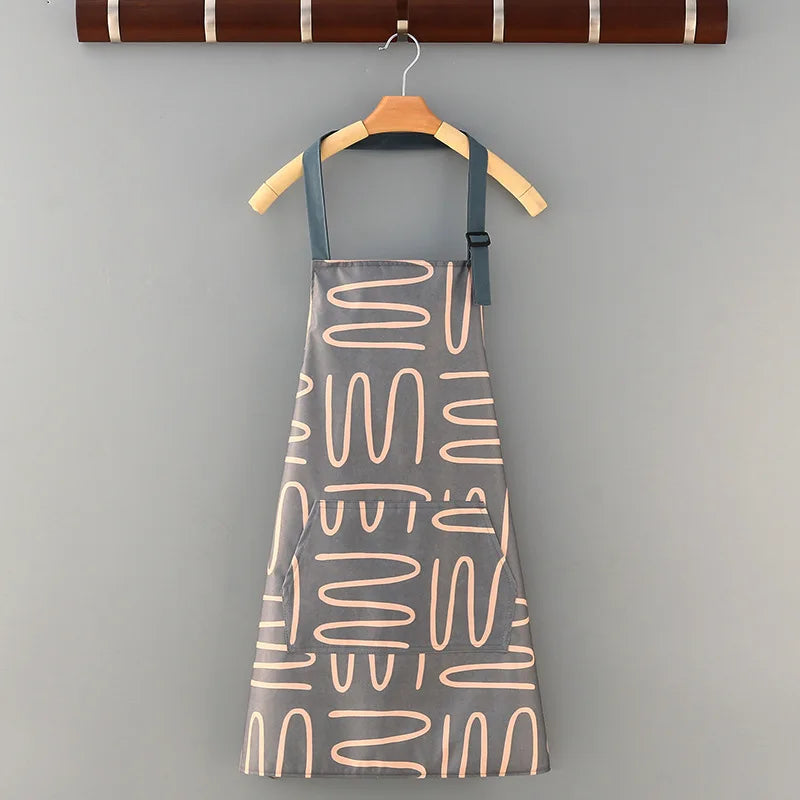 Stylish and Functional Cotton Canvas Waterproof Apron for All - Lightweight, Breathable, and Perfect for Cooking and Crafts