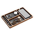 Elevate Your Workspace with Our Elegant Wooden Desktop Storage Box - Perfect for Organizing Phones, Headphones, and More!
