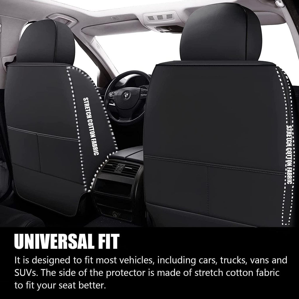 Transform Your Ride with Luxurious Universal PU Leather Front Seat Covers