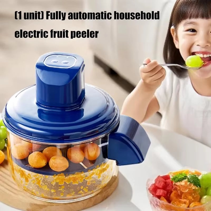 Revolutionary Rechargeable Electric Grape and Garlic Peeler - Effortless Kitchen Tool for Home Chefs and Professionals