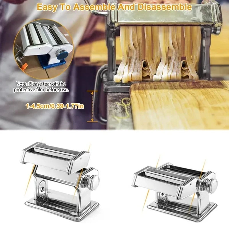 Craft Authentic Pasta at Home with Our Premium Fettuccine Noodle Maker Roller Machine