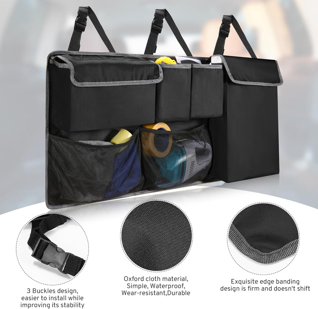 Premium Car Trunk Storage Organizer for Jeep Wrangler JL, JK, Compass, and Grand Cherokee