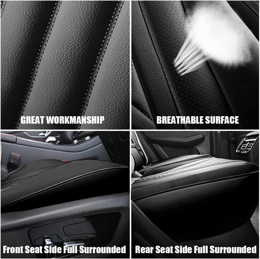 Transform Your Ride with Luxurious Universal PU Leather Front Seat Covers