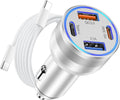 Power Up on the Go: Avatcen 65W 4-Port USB-C Car Charger for iPhone 17/16 and More