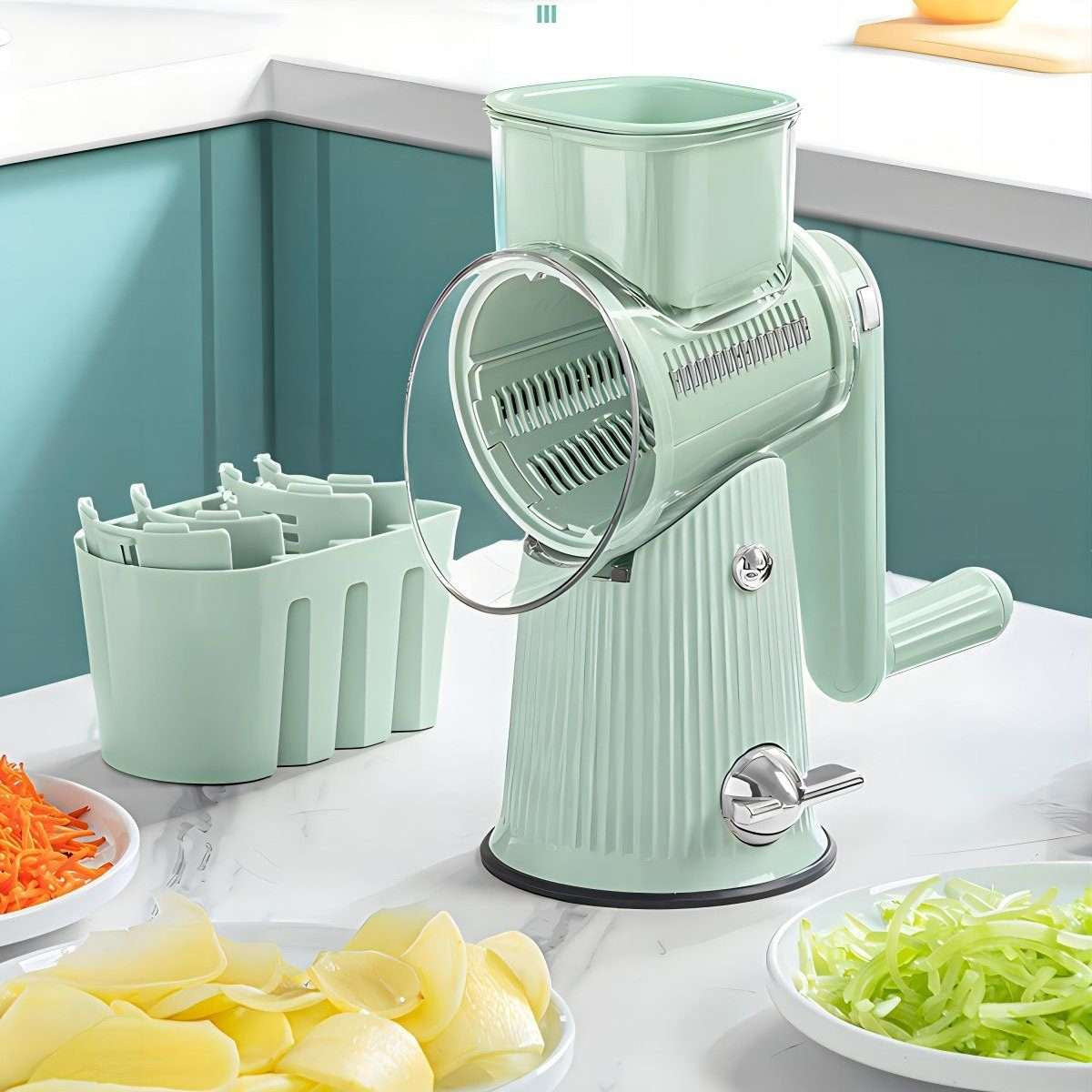 Revolutionize Your Cooking with the SliceMaster Multifunctional Kitchen Grater & Chopper