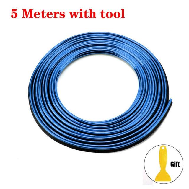Universal Car Moulding Decoration Flexible Strips Car Interior Moulding Trim Interior Auto Moldings Car Cover Trim Car Interior Trim Strip Automobile Motor Exterior Decoration Moulding Trim Strip Car Interior Moulding Trim Door Car-styling