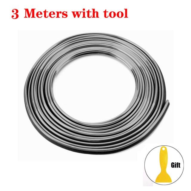 Universal Car Moulding Decoration Flexible Strips Car Interior Moulding Trim Interior Auto Moldings Car Cover Trim Car Interior Trim Strip Automobile Motor Exterior Decoration Moulding Trim Strip Car Interior Moulding Trim Door Car-styling