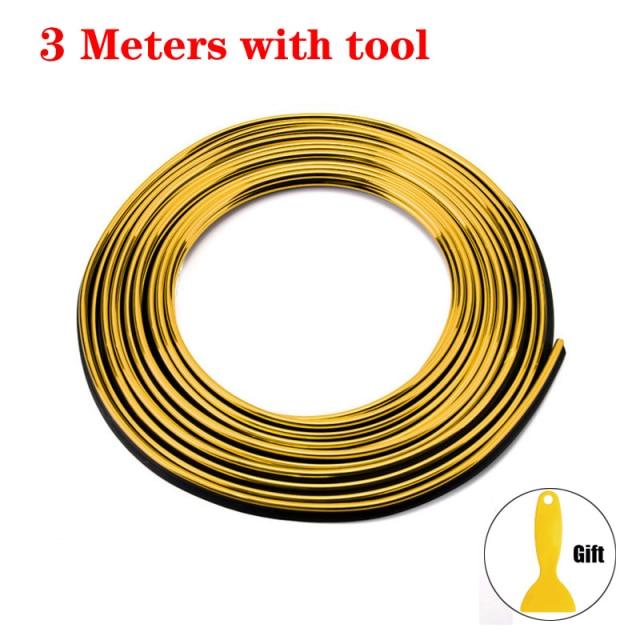 Universal Car Moulding Decoration Flexible Strips Car Interior Moulding Trim Interior Auto Moldings Car Cover Trim Car Interior Trim Strip Automobile Motor Exterior Decoration Moulding Trim Strip Car Interior Moulding Trim Door Car-styling