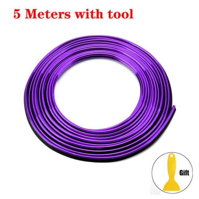 Universal Car Moulding Decoration Flexible Strips Car Interior Moulding Trim Interior Auto Moldings Car Cover Trim Car Interior Trim Strip Automobile Motor Exterior Decoration Moulding Trim Strip Car Interior Moulding Trim Door Car-styling