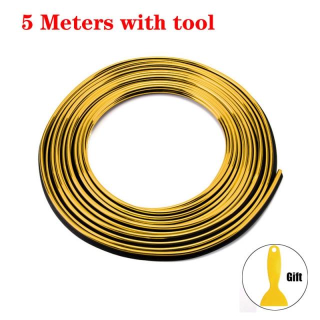 Universal Car Moulding Decoration Flexible Strips Car Interior Moulding Trim Interior Auto Moldings Car Cover Trim Car Interior Trim Strip Automobile Motor Exterior Decoration Moulding Trim Strip Car Interior Moulding Trim Door Car-styling